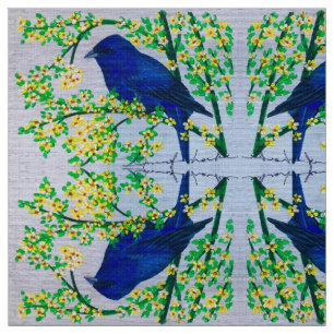 Tecido de Bunting Indigo