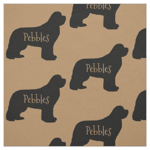 Tecido de Cachorro da Terra Nova Personalizada