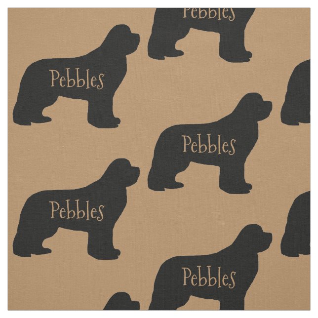 Tecido de Cachorro da Terra Nova Personalizada (Modelo)