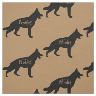 Tecido de Cachorro de German shepherd Personalizad