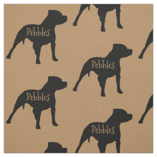 Tecido de Cachorro Pitbull Personalizado