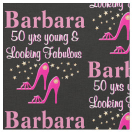 Tecido DE CALÇADO PERSONALIZADO DE 50 ANOS DE PINK