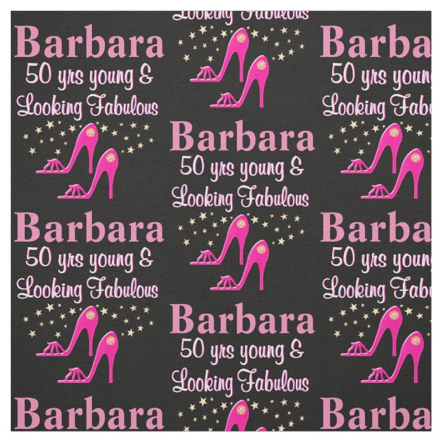 Tecido DE CALÇADO PERSONALIZADO DE 50 ANOS DE PINK (Modelo)