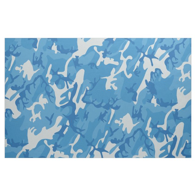 Tecido de Camo Azul (Camuflagem do Mar do Oceano) (Fat Quarter)