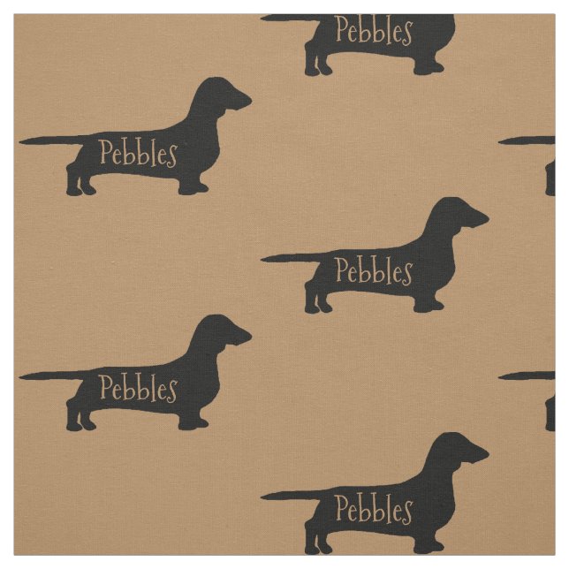 Tecido de Cão de Dachshund Personalizado (Modelo)