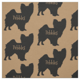 Tecido de Cão de Papillon Personalizado