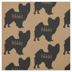 Tecido de Cão de Papillon Personalizado