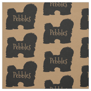 Tecido de Cão Personalizado do Havanês