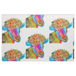 Tecido de Caprino Bonito e Colorido