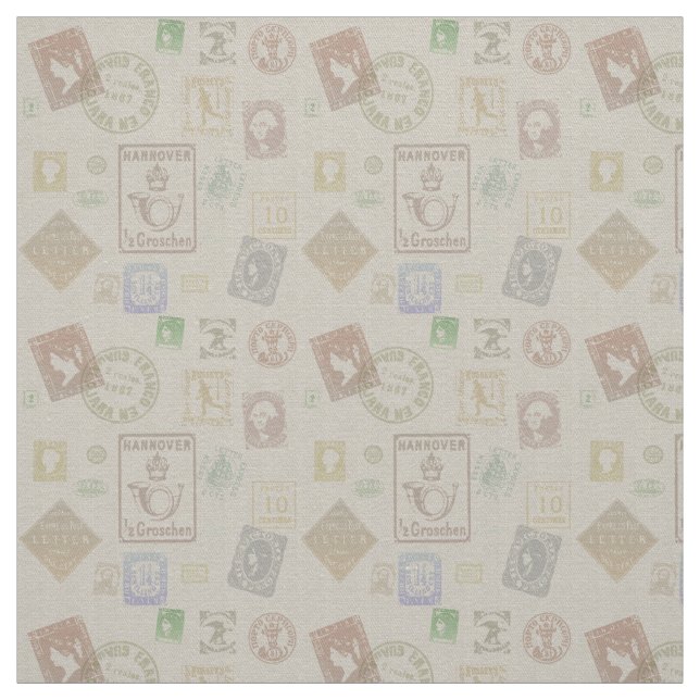 Tecido de Carimbo Vintage (Modelo)