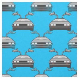 tecido de carro azul dos anos 80