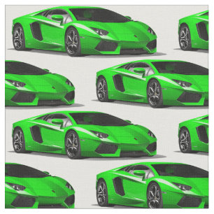 Tecido de Carro Verde Exótico