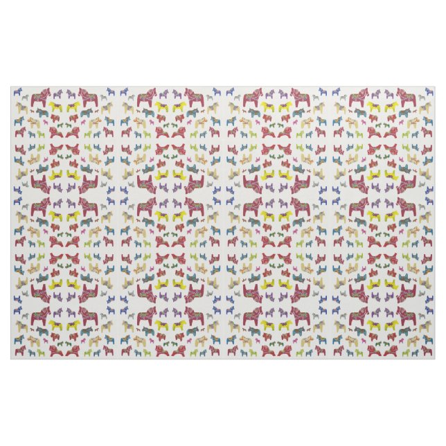 Tecido de Cavalo Dala de Várias Cores (Fat Quarter)