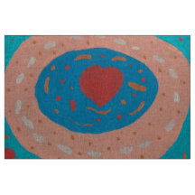 Tecido de Círculos de Amor