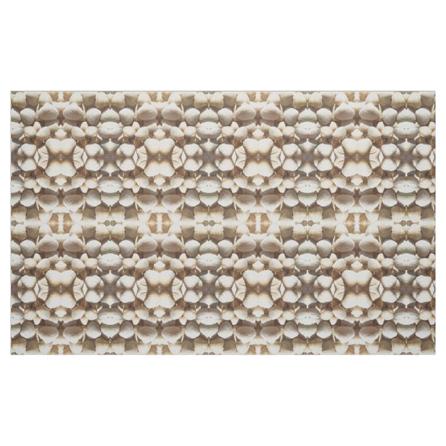 Tecido de Conchas de Praia de Seashells Summer (Fat Quarter)