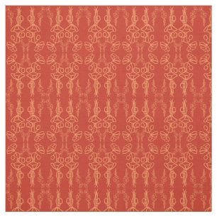 Tecido de Contorno de Populações de Campo Vermelho