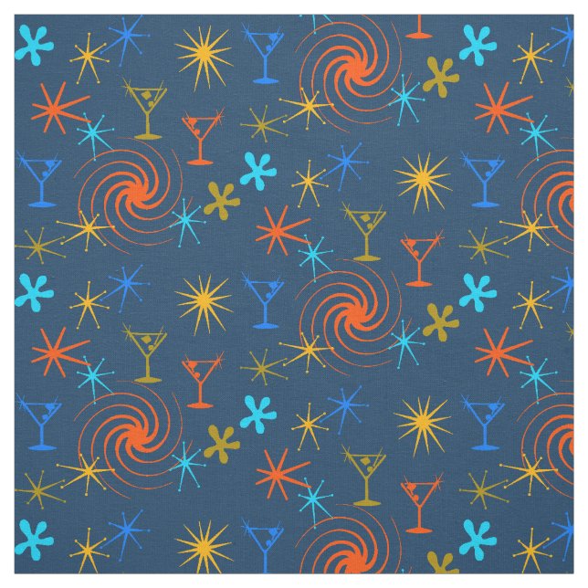 Tecido De conversação abstrato de Martini do homem do (Modelo)