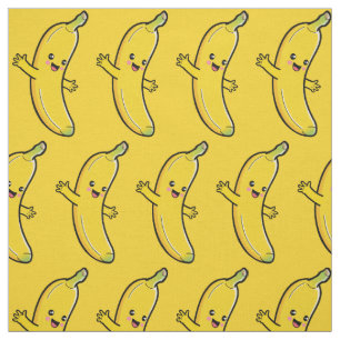 Tecido de cor personalizado de Banana