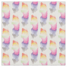 Tecido de cor suave Abstrato de aquarela
