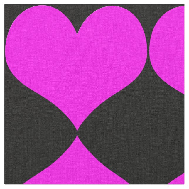 Tecido de Corações Rosa (Detalhe)