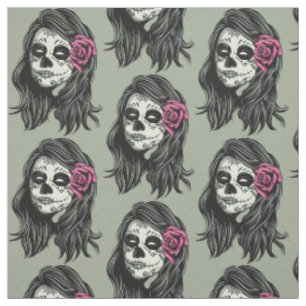 Tecido de cores personalizado da Zombie Woman