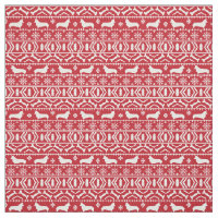 Tecido de Corgi Fair Isle - desenho fofo para cães