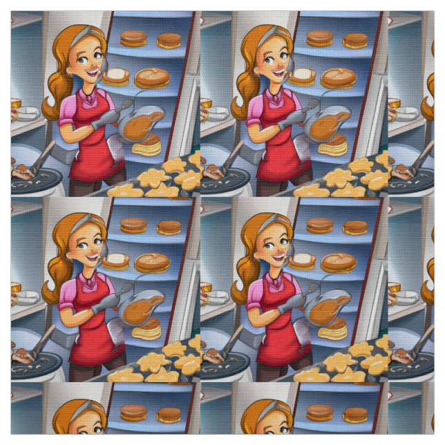 Tecido de cozinhar para mulheres - Personalizado (Modelo)