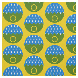 Tecido de Crachá Colinas Populace sem fim SCA