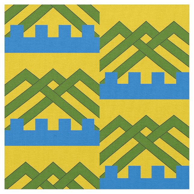 Tecido de Crachá de Populace de Wyldewode SCA (Detalhe)