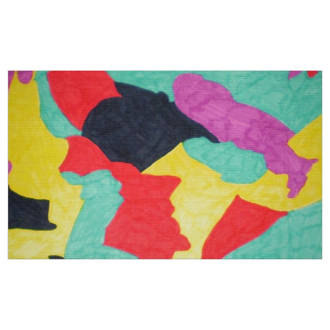 Tecido de Criaturas Vermelhas (Fat Quarter)