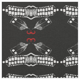 Tecido de curva dupla do leon feather wabanaki