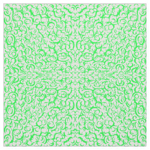 Tecido de Curvas Verde
