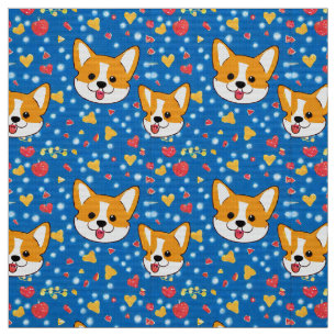 tecido de cuteness Corgi