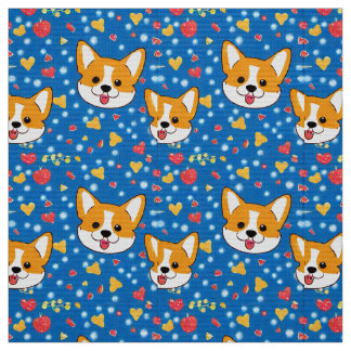 tecido de cuteness Corgi