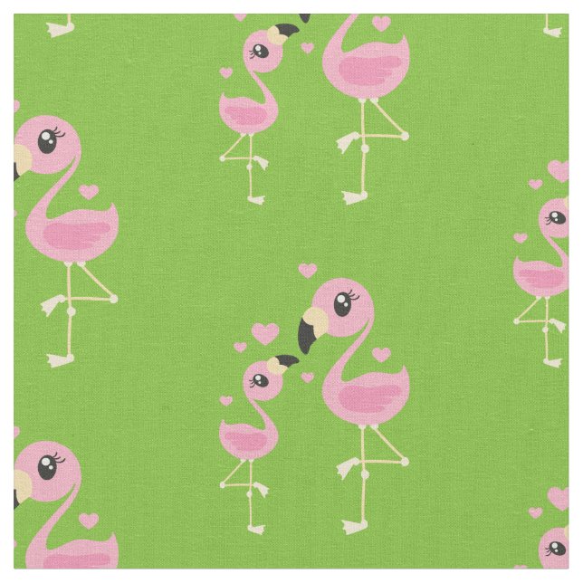 Tecido de decoração de bebês Flamingo (Detalhe)