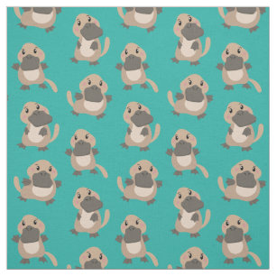 Tecido de desenho de platypus