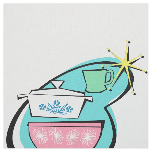 Tecido de Design de Cookware Atômica (Modelo)