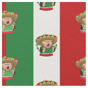 tecido de Donald Trump do mexicano