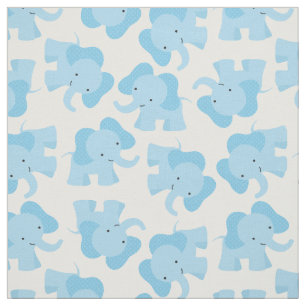 Tecido de Enfermeiro de Elefante Azul