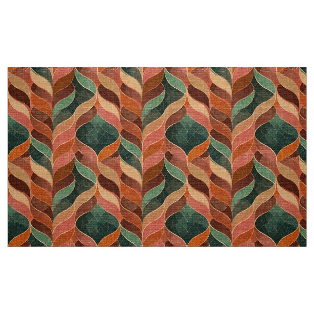 tecido de estilo 60s 70s (Fat Quarter)