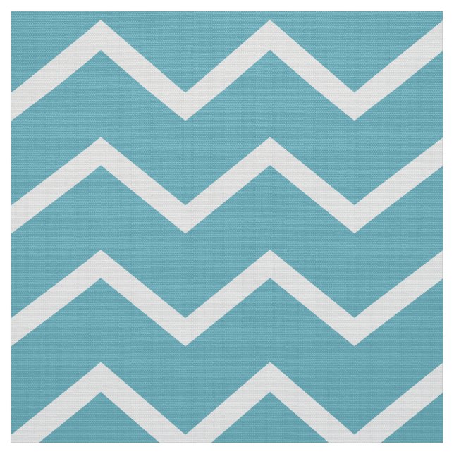 Tecido de Estofamento Chevron Azul-Verde (Modelo)