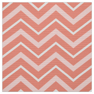 Tecido de Estofamento Coral Chevron