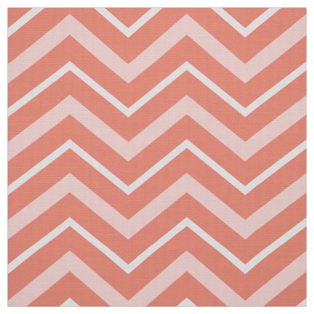 Tecido de Estofamento Coral Chevron (Modelo)