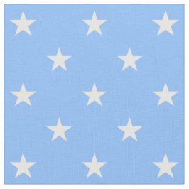 Tecido de estrelas azuis