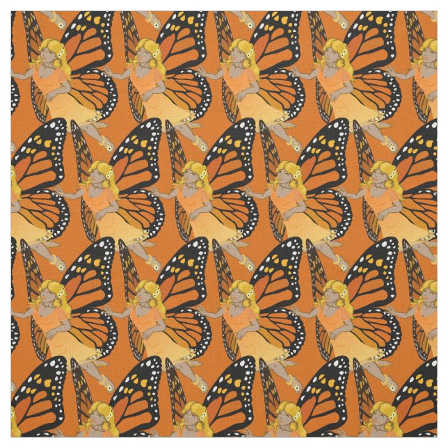 Tecido de Faerie Art Borboleta Fada Tecidos (Modelo)