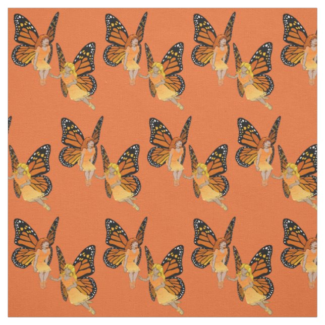 Tecido de Faerie Art Borboleta Fada Tecidos (Modelo)