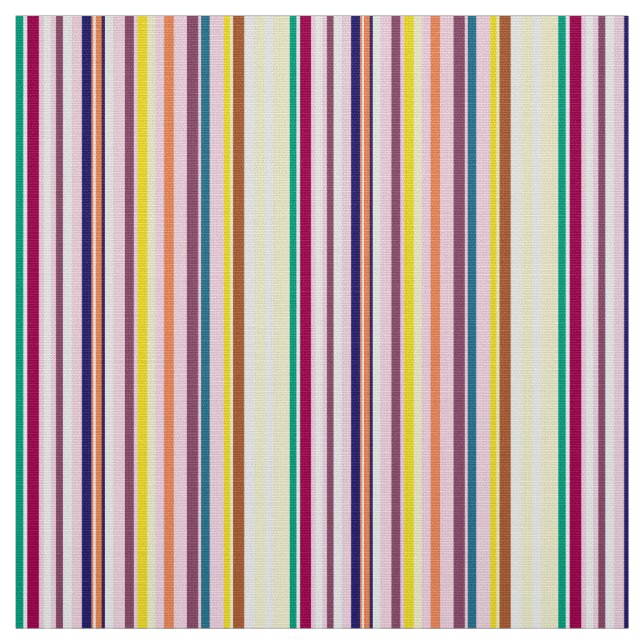 Tecido de faixas verticais coloridas (Modelo)
