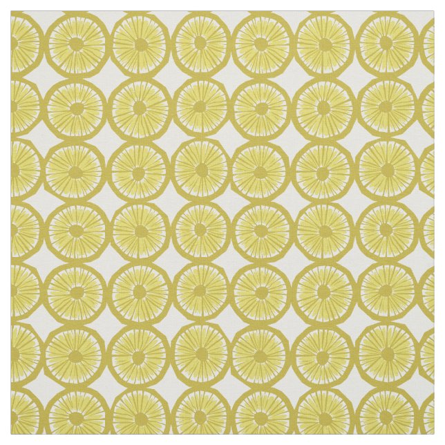tecido de fatias de limão amarelo (Modelo)