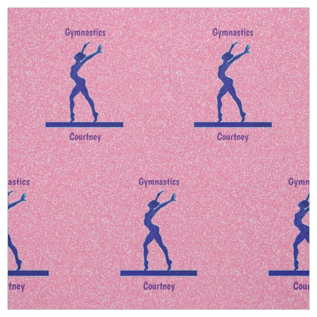 Tecido de Feixe de ginástica Rosa (Modelo)