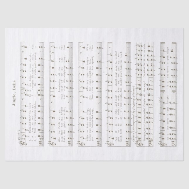 Tecido de férias e papel de dissociação do Jingle  (Frente )